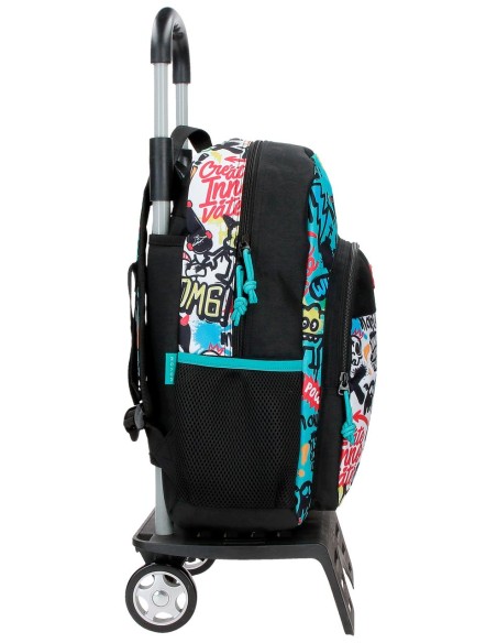 MOCHILA ADAP. 40CM. C/CARRO. MOVOM MONSTERS